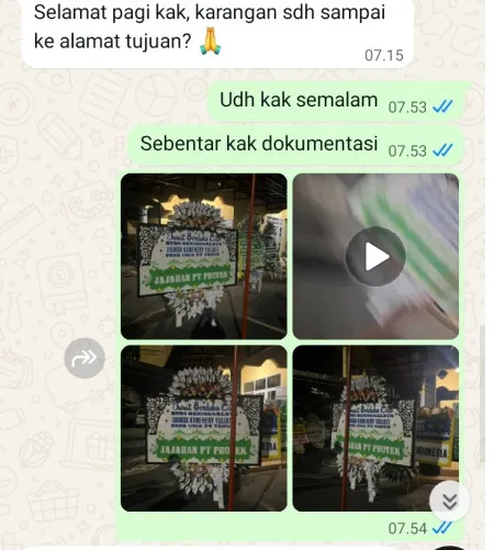 Pengiriman Papan Bunga Selamat Talesan Purwantoro