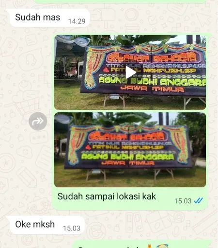 Pengiriman Papan Bunga Talesan Purwantoro